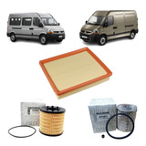 Kit Filtros Ar Óleo Combustível Master 2 5 16v Até 2012