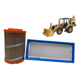 Kit Filtros De Cabine Retroescavadeira Caterpillar