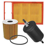 Kit Filtros De Óleo Ar E Combustível Fiat Idea Bravo Grand Siena Doblo Palio Linea Strada Motores Etorq 1 6 E 1 8