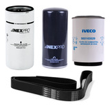 Kit Filtros E Correia Original Iveco Cavallino 320 O