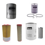 Kit Filtros Trator Massey 4275 4290 Motor Mwm Bomba Manual