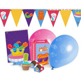 Kit Fini Festa Só Um Bolinho Decoração Aniversário