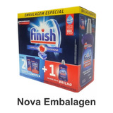 Kit Finish 2 Detergente Power Ball Secante Lava Louça