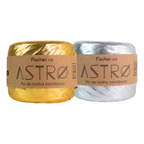 Kit Fio De Malha Metalizado 15mm Astro Fischer 80m 2 Unid