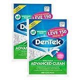Kit Fio Dental Dentek Floss Picks Triple Clean Advanced Clean 180 Unidades