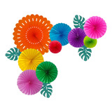 Kit Fioratas Decoração Tropical Festa Havaiana Costela Adão