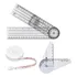 Kit Fisioterapia   3   Goniômetro Grande E Pequeno  Trena