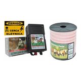 Kit Fita Cerca Elétrica 400m X 12mm 01 Cerca 40k 20 W Pt