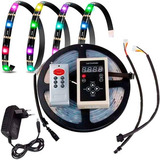 Kit Fita D Led Digital 6803 Rgb Com Controle Efeitos Fonte