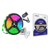Kit Fita Led 5050 Rgb Colorida 5mt 16 Cores Fonte controle