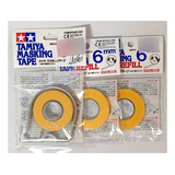 Kit Fita Masking Tape Tamiya 6mm Refil E Com Estojo