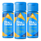 Kit Fita Teste 5 Em 1 P Piscina Cloro Ph At Ácido Cianúrico