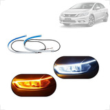 Kit Fitas Led Drl Farol Seta 12v 60cm Civic 2006 2007 2008