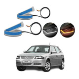 Kit Fitas Led Drl Farol Seta 12v 60cm Gol G4 2008