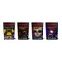 Kit Five Nights At Freddy's: Pavores De Fazbear Vols 1, 2, 3 E 4 - Mergulho Na Escuridão & Caçador & Hora De Acordar & Chegue Mais Perto (coleção Completa Fnaf Em Contos Inéditos) Português Capa Comum