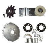 Kit Fixação Coroa Pinhão Chaveta Esticador Bike Motorizada
