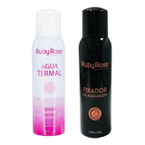 Kit Fixador De Maquiagem Água Termal Coco Ruby Rose