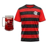 Kit Flamengo Oficial   Camisa Shout   Caneca   Masculino Tamanho P Cor Vermelho