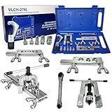 Kit Flangeador 278 Com Alargador Chave Catraca Cortador De Tubos E Maleta