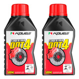 Kit Fluido De Freios Dot 500ml Ação Anticorrosiva 2 Unidades