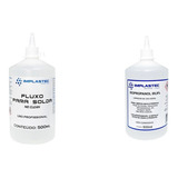 Kit Fluxo Solda No Clean 500ml alcool Isopropílico 500ml Imp