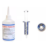 Kit Fluxo Solda No Clean Fluxo Pastoso Rma 223 Malha Des