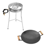 Kit Fogareiro Alta Pressão 1 Queimador E Disco Arado 38 5cm