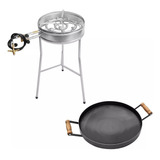 Kit Fogareiro C Tripé 60cm 110 1 E Disco Arado 38 5cm 056