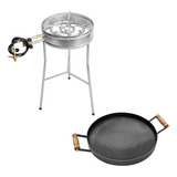 Kit Fogareiro C Tripé 60cm 110 1 E Disco Arado 38 5cm 056