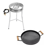 Kit Fogareiro C Tripé 60cm 110 4 E Disco Arado 38 5cm 056