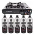 Kit Fogareiro Fogão Portátil Flex Frontier Camping  5refis