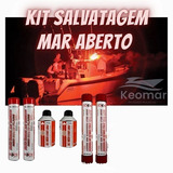 Kit Fogos Pirotécnicos Para Embarcação Salvatagem