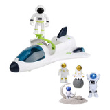 Kit Foguete Nave Espacial Brinquedo Com 5 Astronautas Espaço