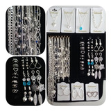 Kit Folheados Prata Brinco Pulseira Colar Tornozeleira 28pcs
