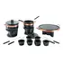 Kit Fondue 1 Chapa 37 Cm 2 De 800ml 6 Tigelas 6 Garf curado