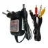 Kit Fonte E Cabo Mega Drive 1 E 2 Voltagem De Entrada 9 A 12v