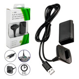 Kit Fonte E Carregador Para Controle Xbox 360 Cabo Usb