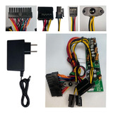 Kit Fonte Mini Pc Thin Client Nuc Itx Dc 12v Pico Psu 20pin