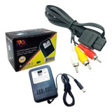 Kit Fonte Para Super Nintendo Bivolt   Cabo Audio Video Snes