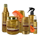 Kit Forever Liss Banho De Verniz Profissional Pente Beauty