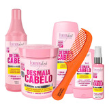 Kit Forever Liss Desmaia Cabelo Completo Pente Beauty Secret
