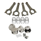 Kit Forjado 1 8 20v Audi vw Pistão bielas travas pino anel 