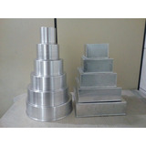 Kit Forma 6 Pcs 10 Cm Kit Forma Quadrada 5 Pcs 10 Cm