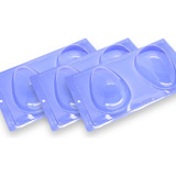 Kit Forma Acetato Ovo Liso Para 500g Profissional C 3 Unid