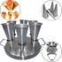 Kit Forma Assar Pizza Cone 6 Cones  Com Faca Modeladora