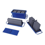 Kit Forma Bloco Canaleta E Meio Bloco 14x19x39 Sem Fundo