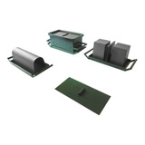 Kit Forma Bloco Canaleta Meio Bloco 20 Com Fundo Jalossimaq