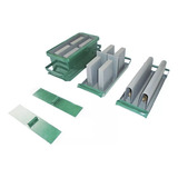 Kit Forma Dupla De Bloco Meio Bloco E Canaleta 09x19x39 