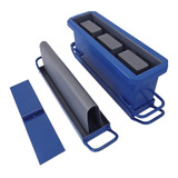Kit Forma P Blocos E Canaleta 09x19x39 3furos Com Fundo