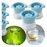Kit Formas De Gelo Silicone Redonda Esfera Bola Grande Drink